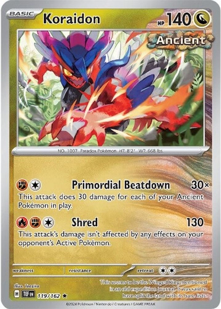 Koraidon 119 - Holofoil SV05 Temporal Forces - Rare