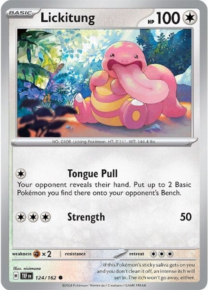 Lickitung 124/162 SV05 Temporal Forces - Common