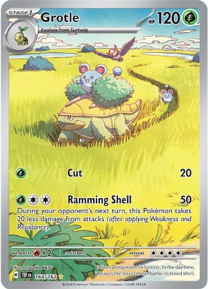 Grotle 164/162 - Holofoil SV05 Temporal Forces - Illustration Rare