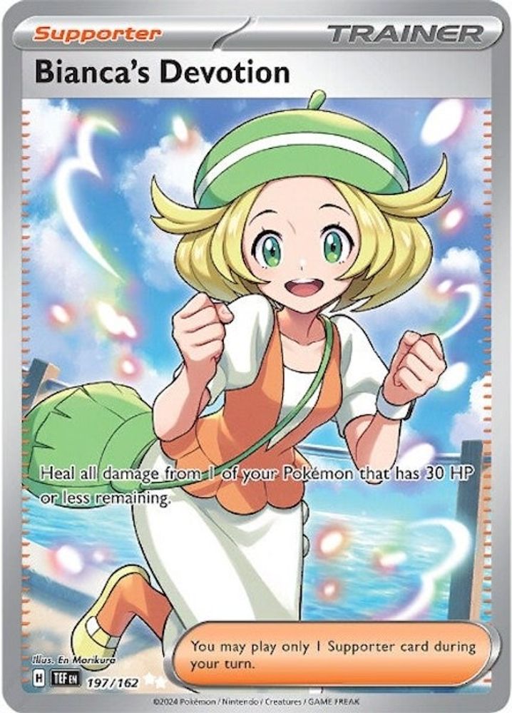 Bianca's Devotion 197/162 - Holofoil SV05 Temporal Forces - Ultra Rare