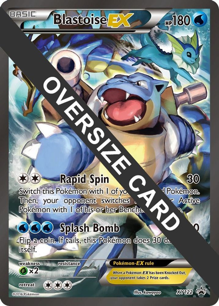Blastoise EX XY122 - Holofoil Jumbo Cards - Promo