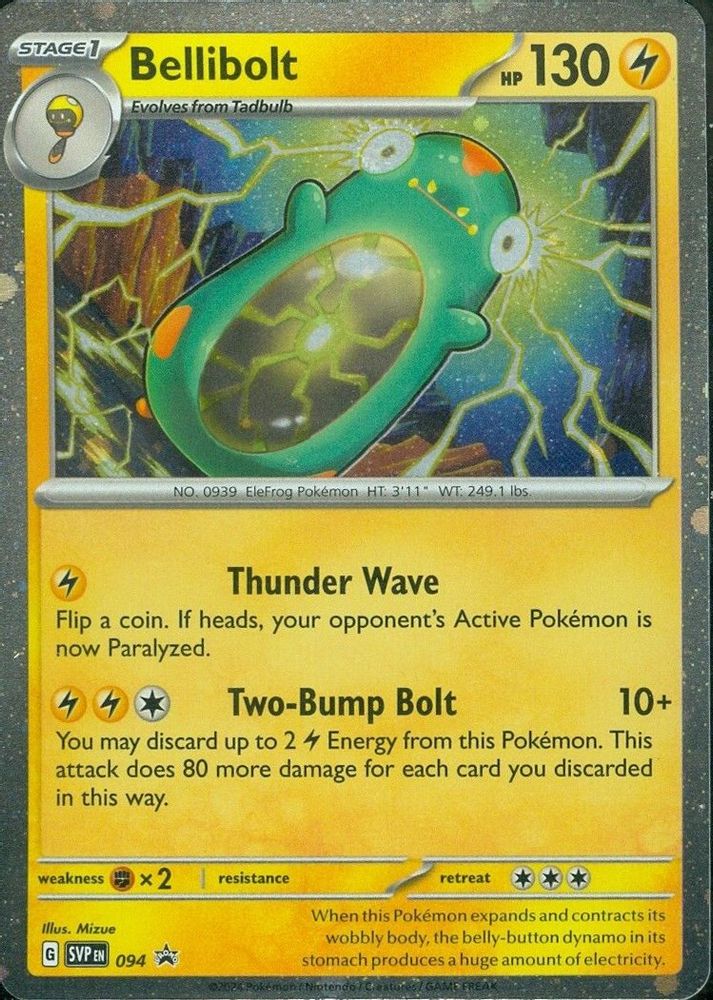Bellibolt 094 - Holofoil SV Scarlet & Violet Promo Cards - Promo