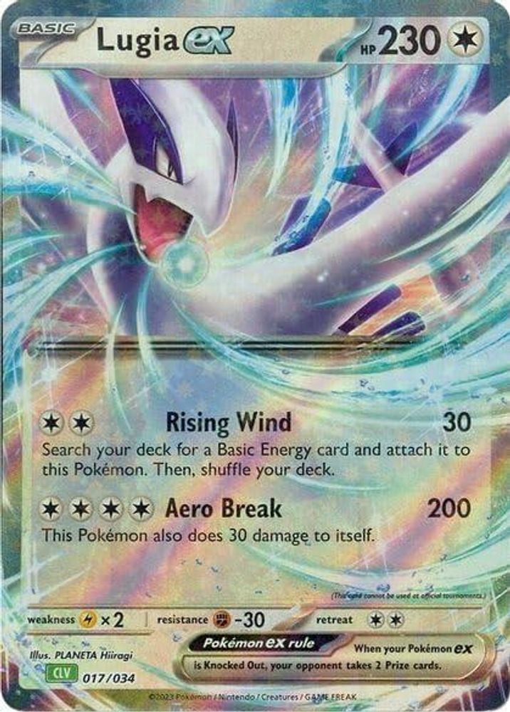 Lugia ex 017/034 - Holofoil Jumbo Cards - Classic Collection