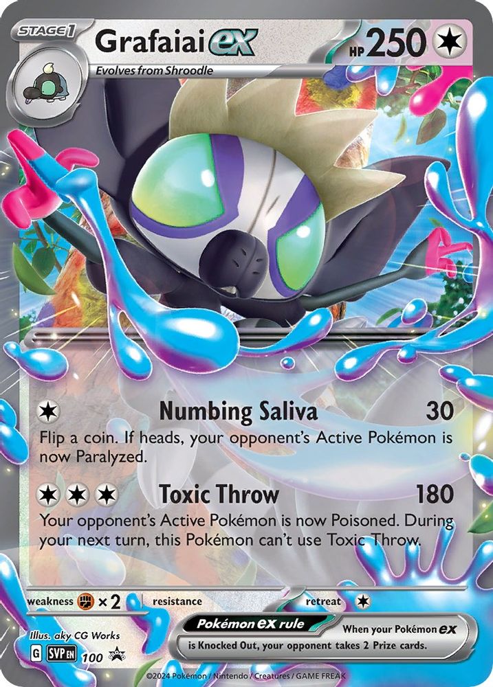 Grafaiai ex 100 - Holofoil SV Scarlet & Violet Promo Cards - Promo