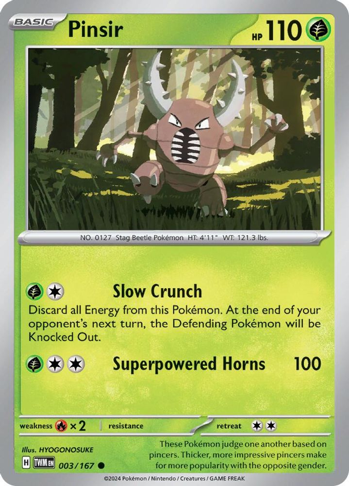 Pinsir 003/167 SV06 Twilight Masquerade - Common