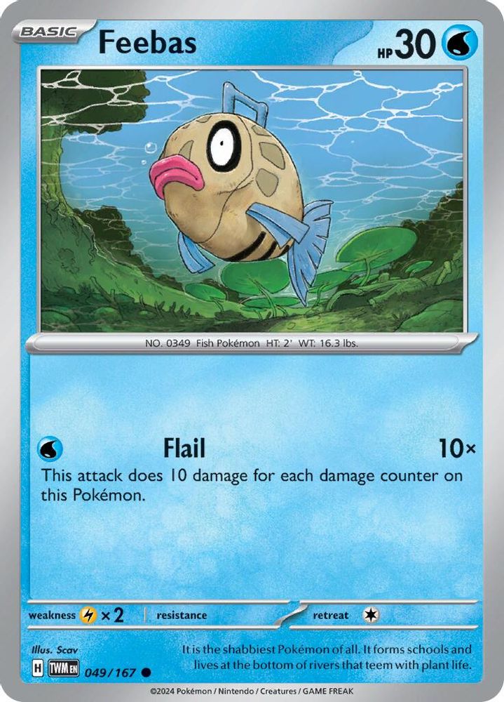 Feebas 049 SV06 Twilight Masquerade - Common