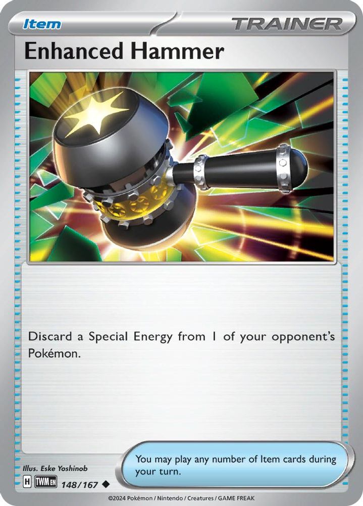 Enhanced Hammer 148/167 - Reverse Holofoil SV06 Twilight Masquerade - Uncommon