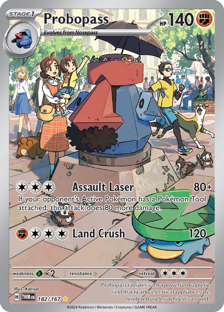 Probopass 182/167 - Holofoil SV06 Twilight Masquerade - Illustration Rare