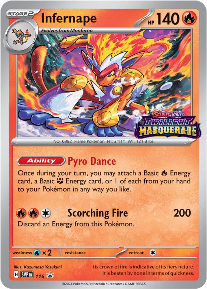 Infernape 116 - Holofoil SV Scarlet & Violet Promo Cards - Promo