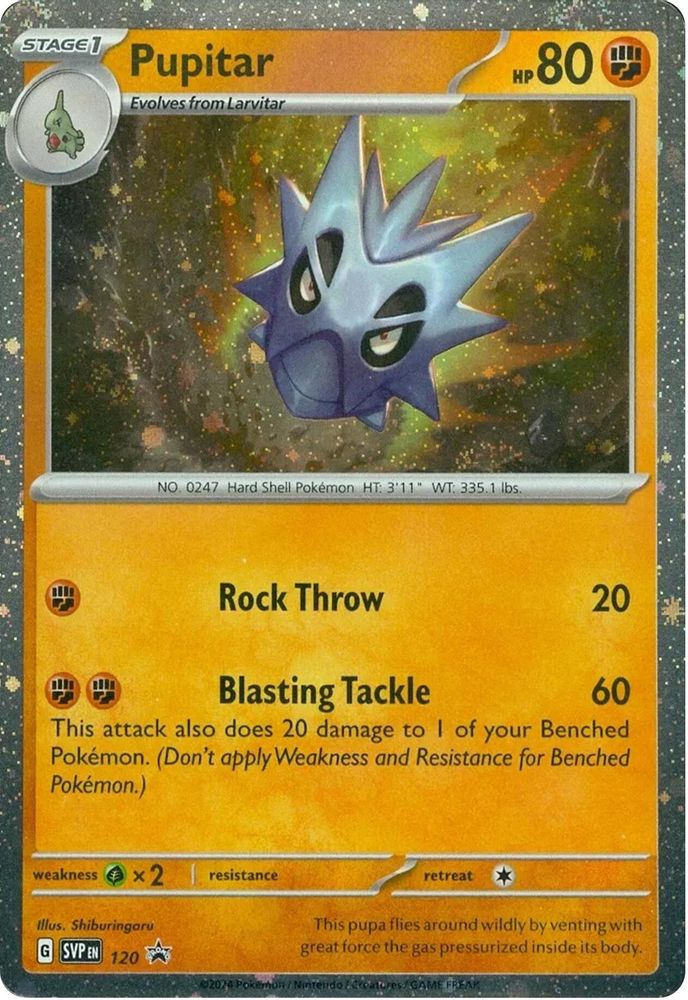 Pupitar 120 - Holofoil SV Scarlet & Violet Promo Cards - Promo