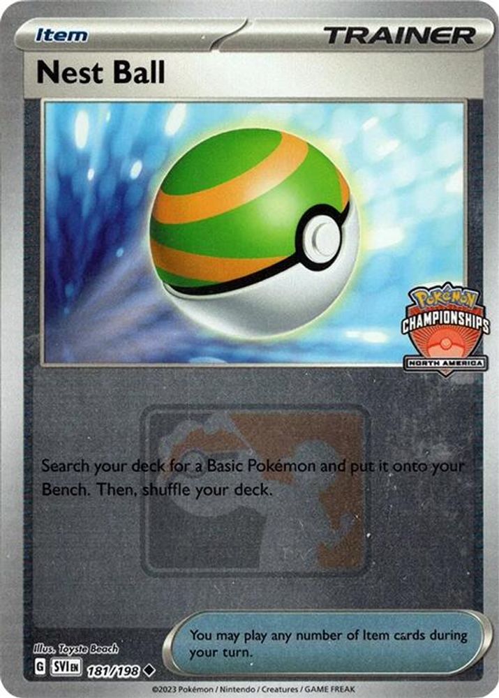 Nest Ball (North America Championships) 181/198 - Reverse Holofoil League & Championship Cards - Uncommon