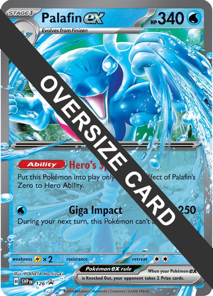 Palafin ex 126 - Holofoil Jumbo Cards - Promo