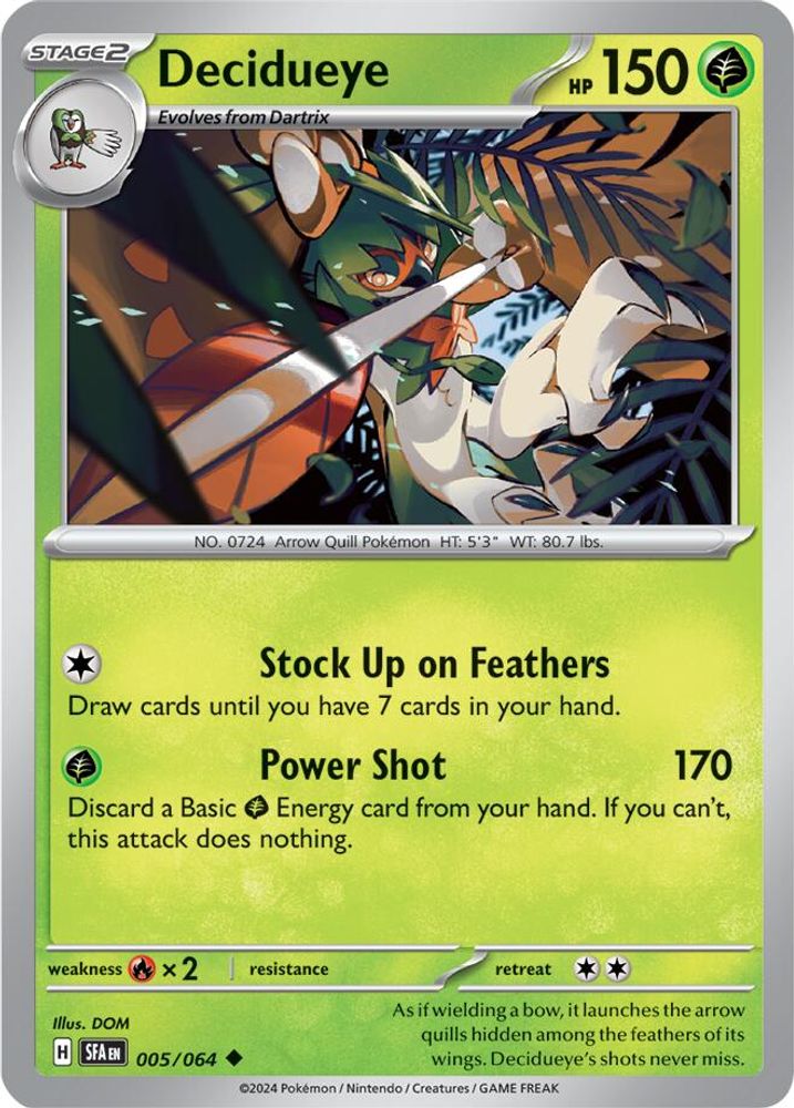Decidueye 005 SV Shrouded Fable - Uncommon
