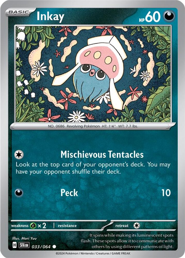 Inkay 033 SV Shrouded Fable - Common