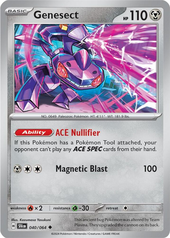 Genesect 040 - Reverse Holofoil SV Shrouded Fable - Uncommon