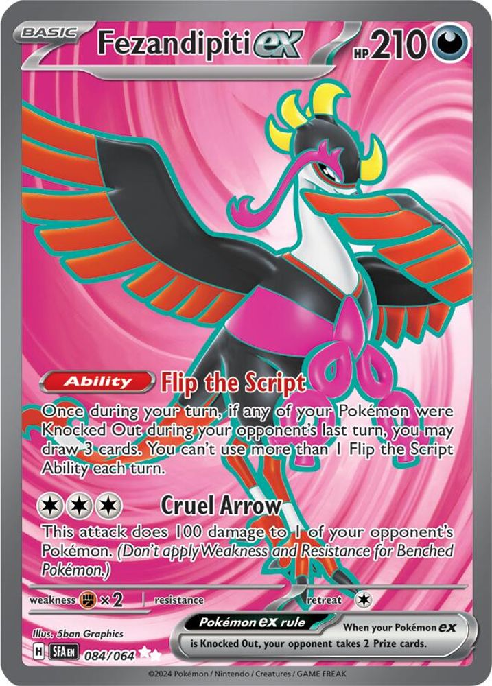 Fezandipiti ex 084/064 - Holofoil SV Shrouded Fable - Ultra Rare