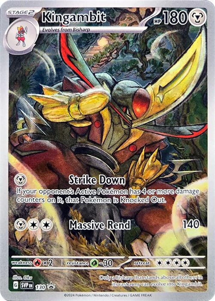 Kingambit 130 - Holofoil SV Scarlet & Violet Promo Cards - Promo