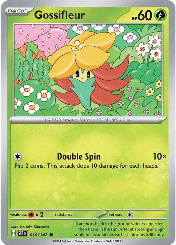 Gossifleur 010 - Reverse Holofoil SV07 Stellar Crown - Common