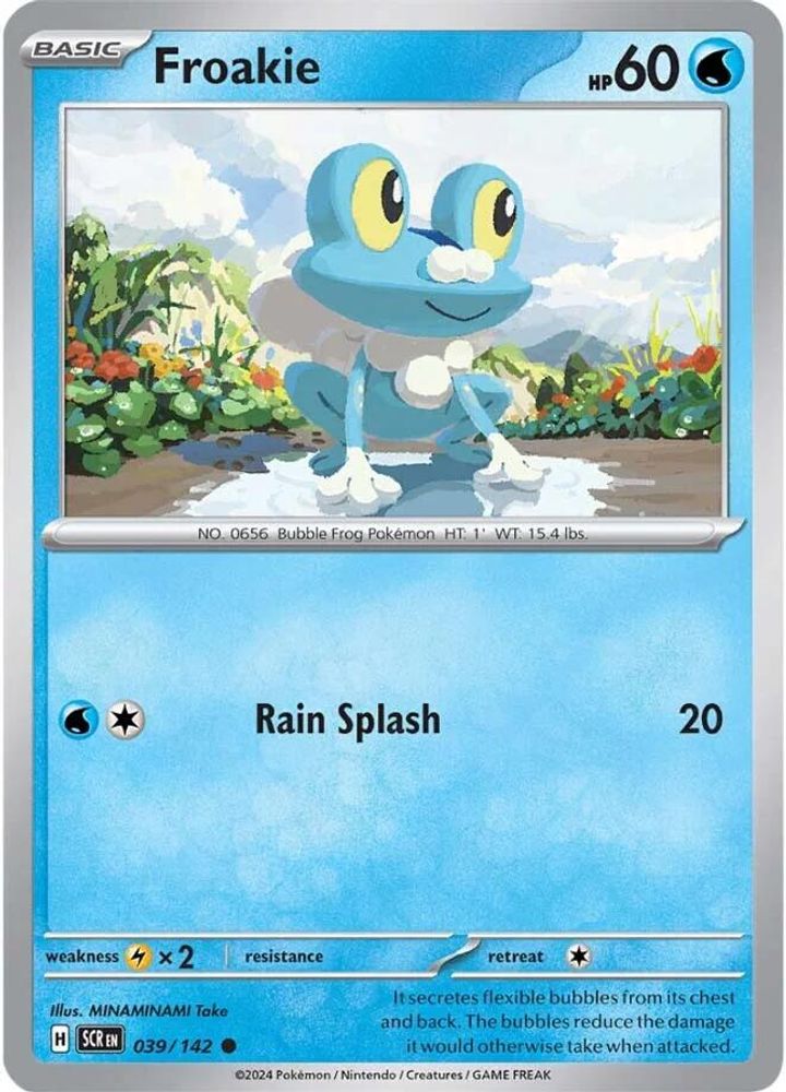 Froakie 039 - Reverse Holofoil SV07 Stellar Crown - Common