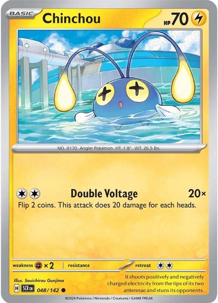Chinchou 048 SV07 Stellar Crown - Common