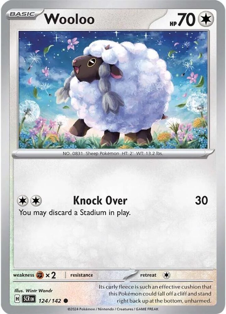 Wooloo 124 SV07 Stellar Crown - Common