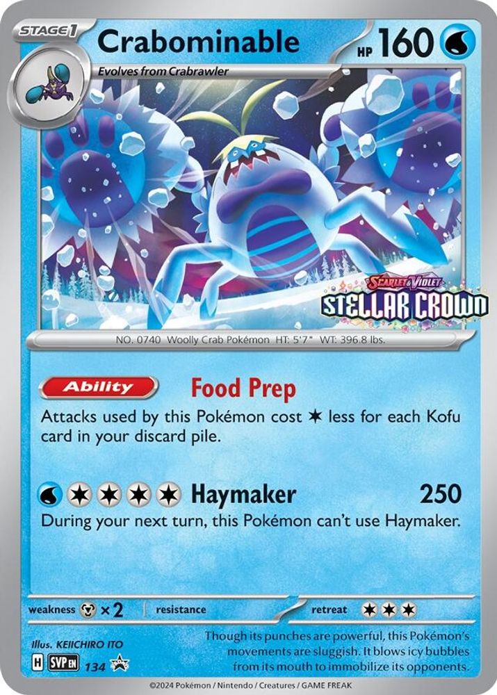 Crabominable 134 - Holofoil SV Scarlet & Violet Promo Cards - Promo