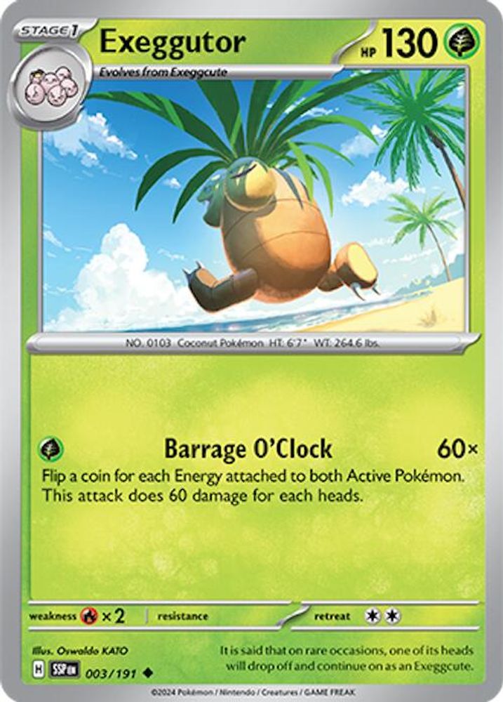 Exeggutor 003 SV08 Surging Sparks - Uncommon