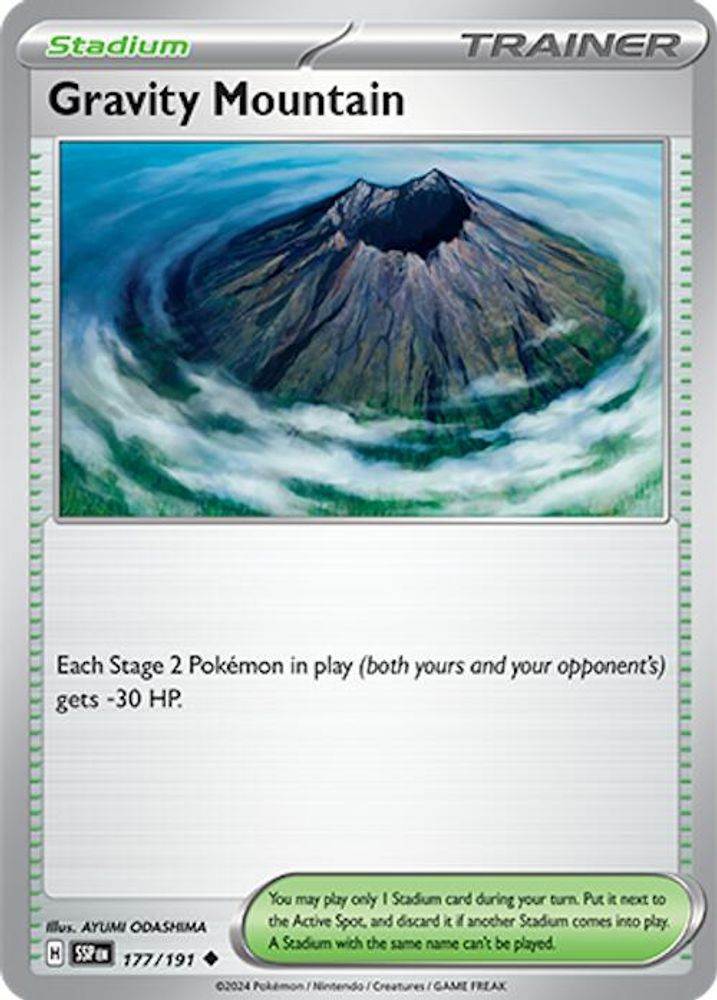 Gravity Mountain 177 SV08 Surging Sparks - Uncommon
