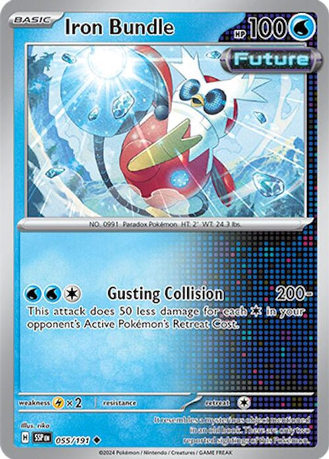 Iron Bundle 055 - Reverse Holofoil SV08 Surging Sparks - Uncommon