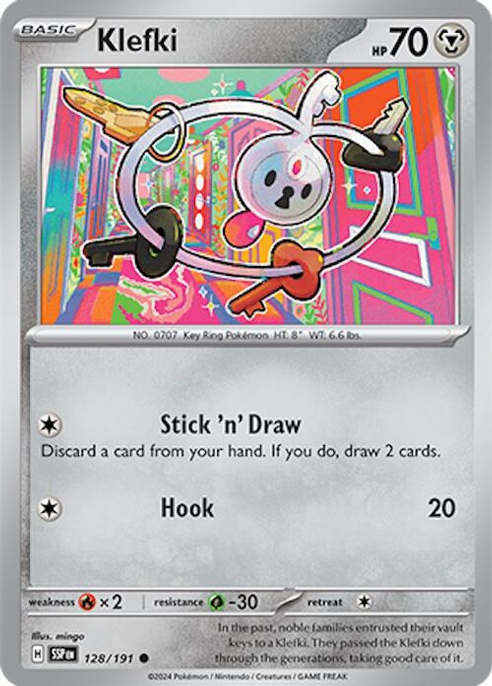Klefki 128 SV08 Surging Sparks - Common