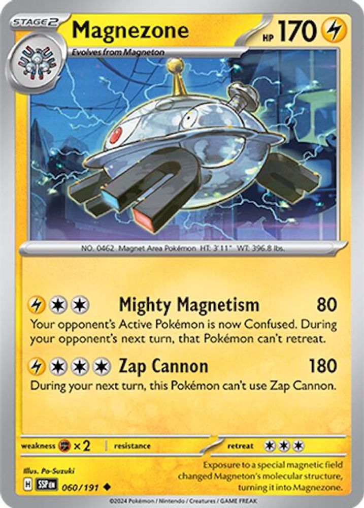 Magnezone 060 - Reverse Holofoil SV08 Surging Sparks - Uncommon