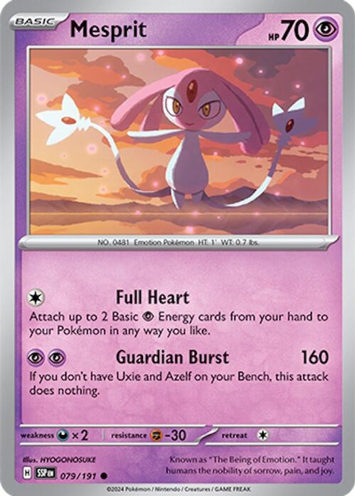Mesprit 079/191 SV08 Surging Sparks - Common