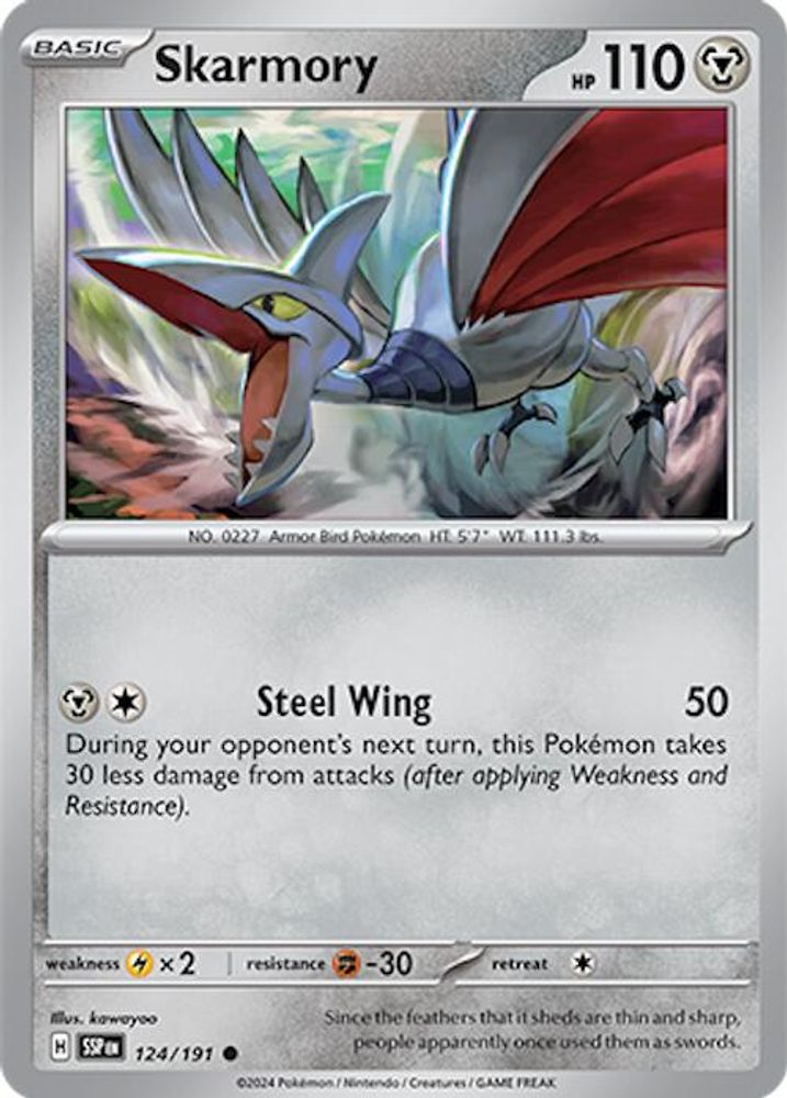 Skarmory 124/191 SV08 Surging Sparks - Common