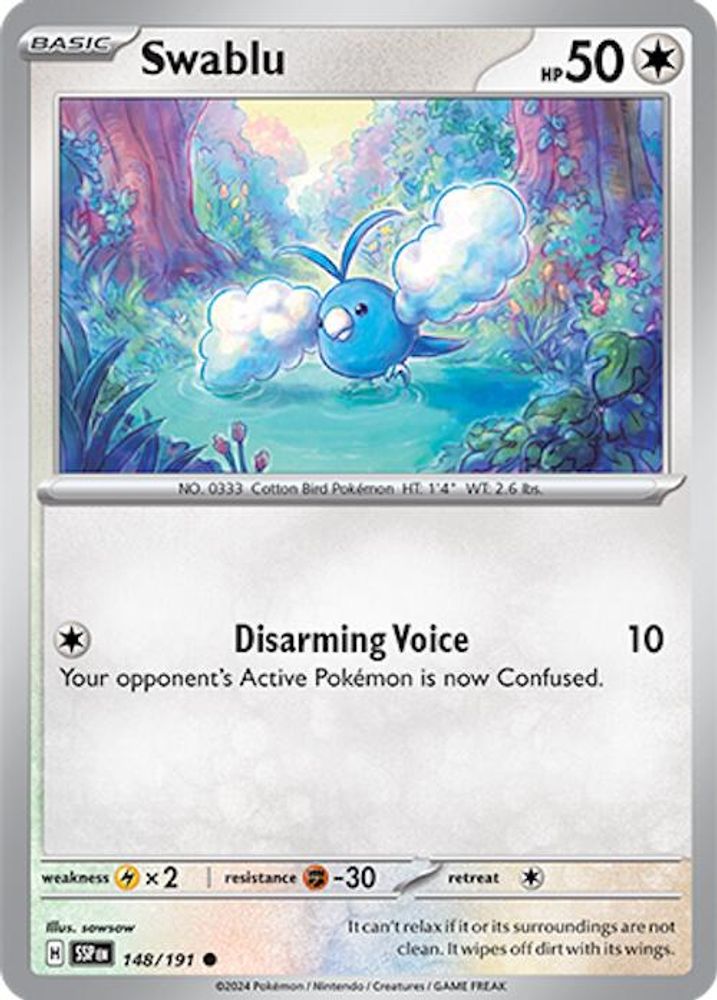 Swablu 148 SV08 Surging Sparks - Common