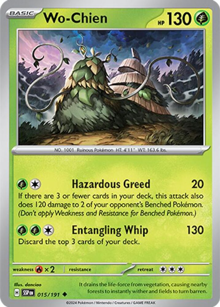 Wo-Chien 015 SV08 Surging Sparks - Uncommon