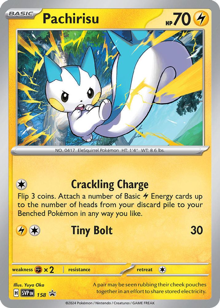 Pachirisu 158 - Holofoil SV Scarlet & Violet Promo Cards - Promo
