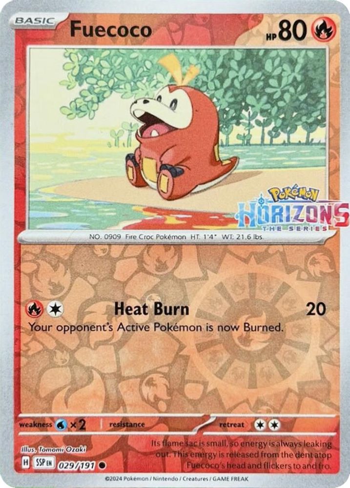 Fuecoco 029/191 - Reverse Holofoil Miscellaneous Cards & Products - Common