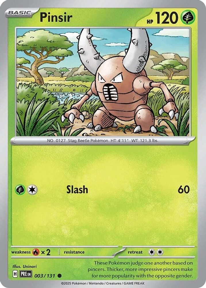 Pinsir 003 SV Prismatic Evolutions - Common