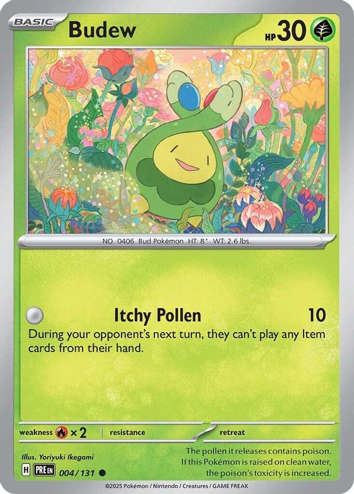 Budew 004 - Reverse Holofoil SV Prismatic Evolutions - Common