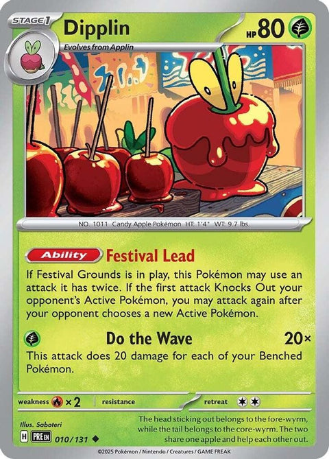 Dipplin 010 - Reverse Holofoil SV Prismatic Evolutions - Uncommon