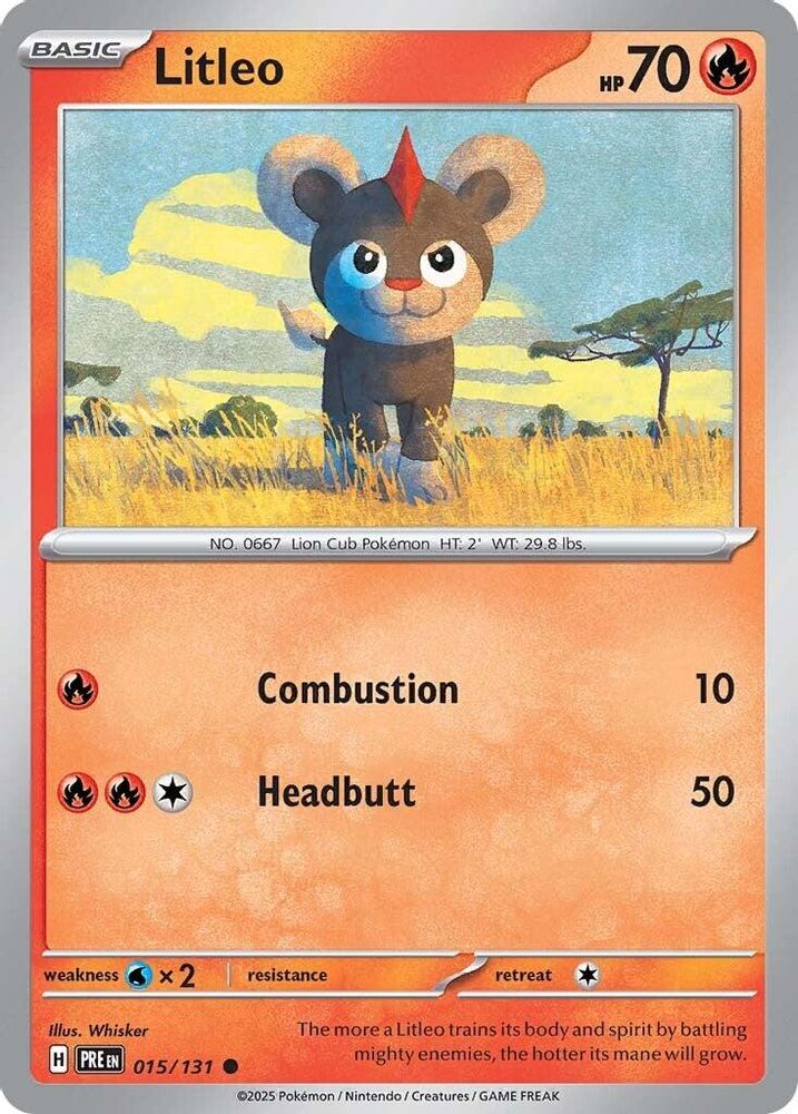 Litleo 015 - Reverse Holofoil SV Prismatic Evolutions - Common