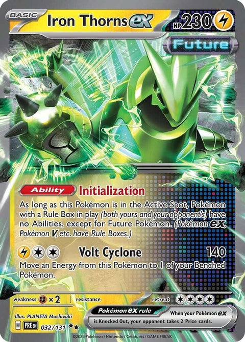 Iron Thorns ex 032 - Holofoil SV Prismatic Evolutions - Double Rare