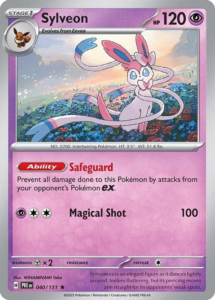 Sylveon 040 - Holofoil SV Prismatic Evolutions - Rare