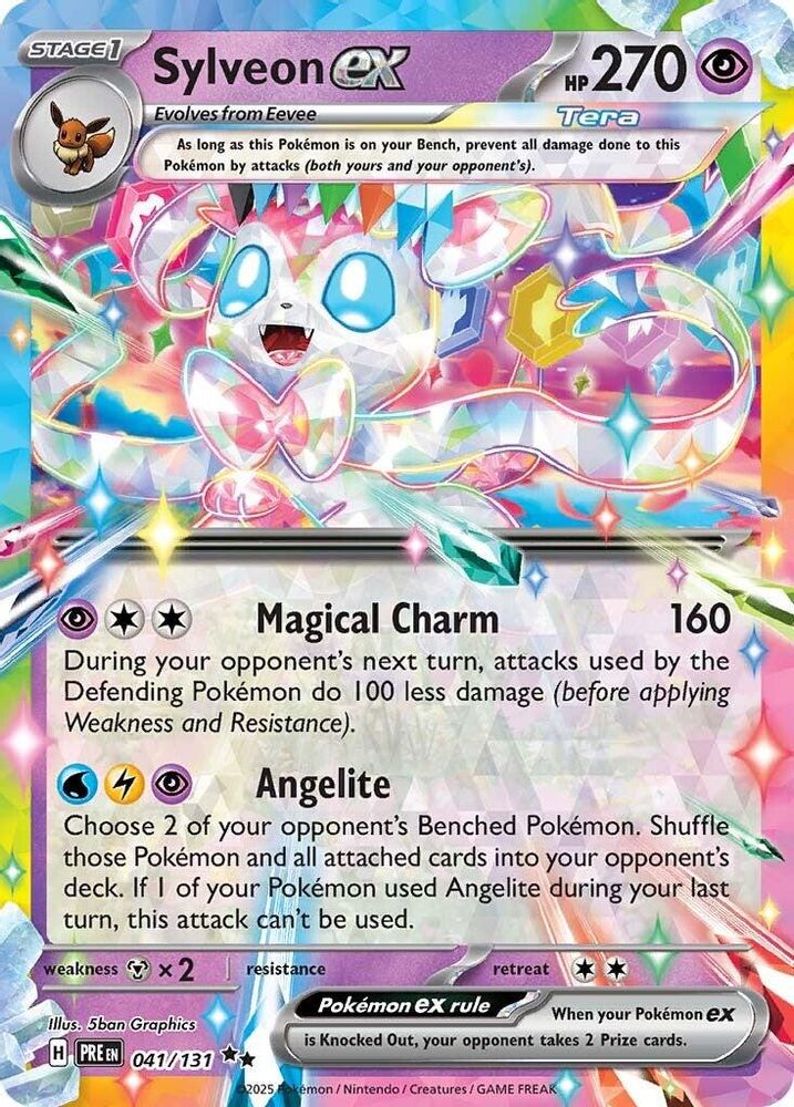 Sylveon ex 041/131 - Holofoil SV Prismatic Evolutions - Double Rare