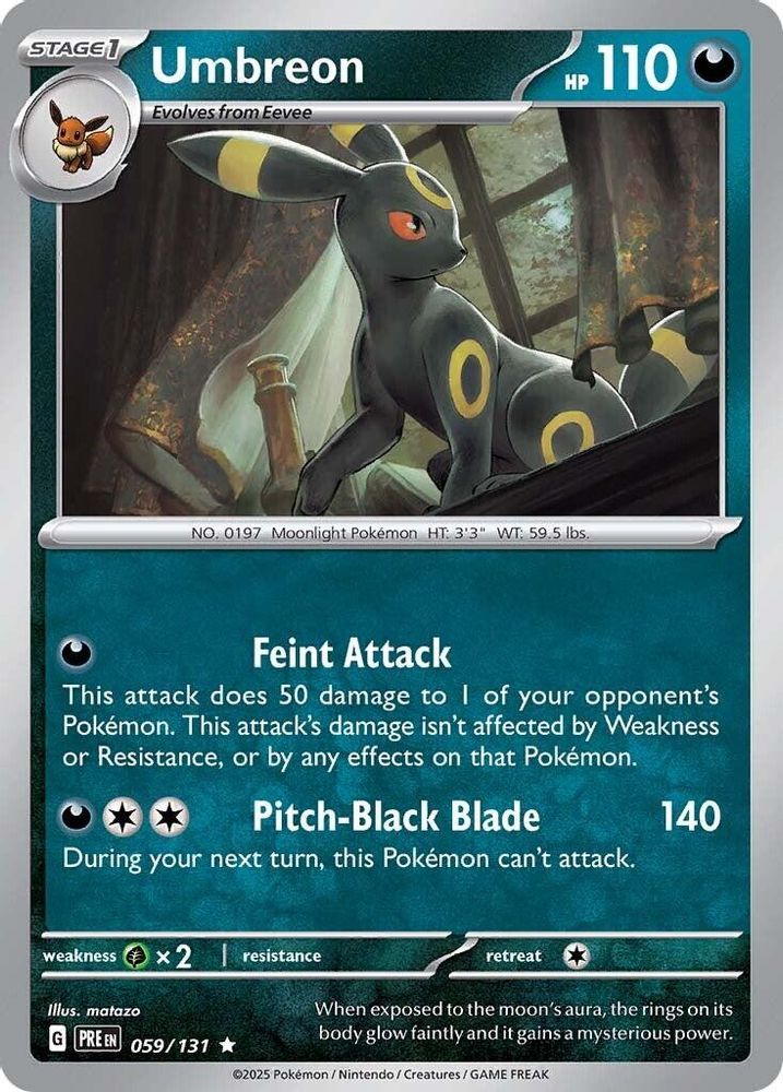Umbreon 059 - Holofoil SV Prismatic Evolutions - Rare