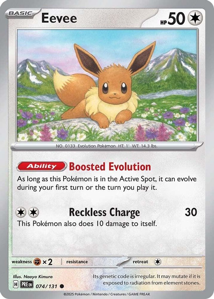 Eevee 074 SV Prismatic Evolutions - Common