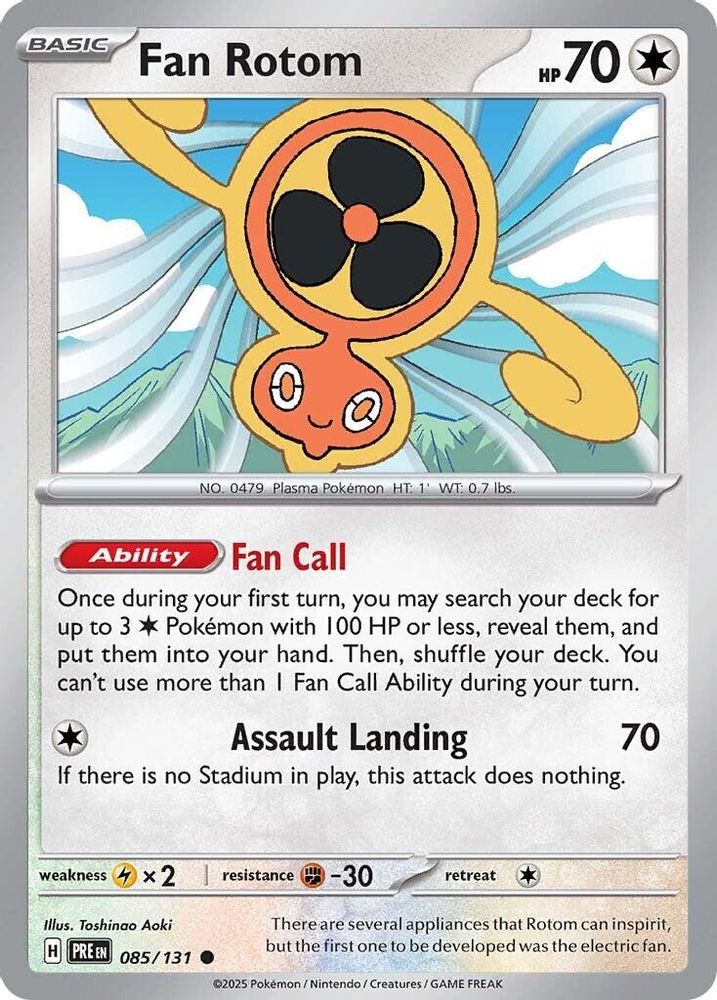 Fan Rotom 085 SV Prismatic Evolutions - Common