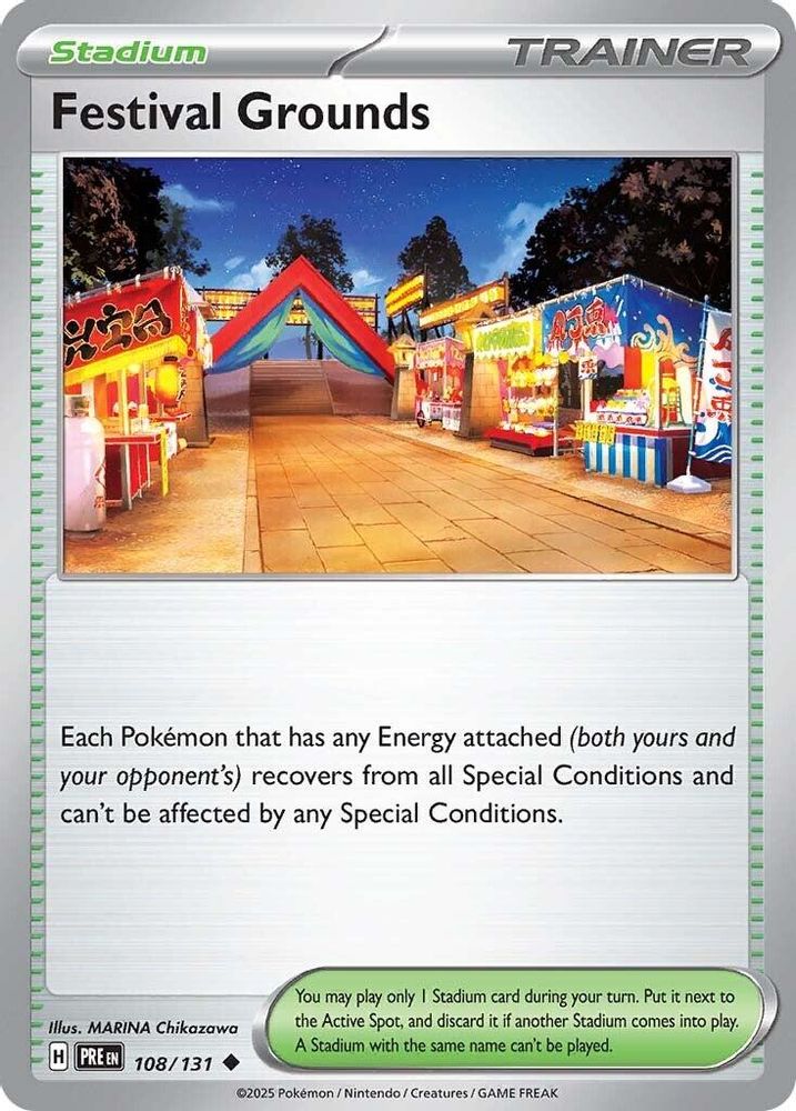 Festival Grounds 108 SV Prismatic Evolutions - Uncommon