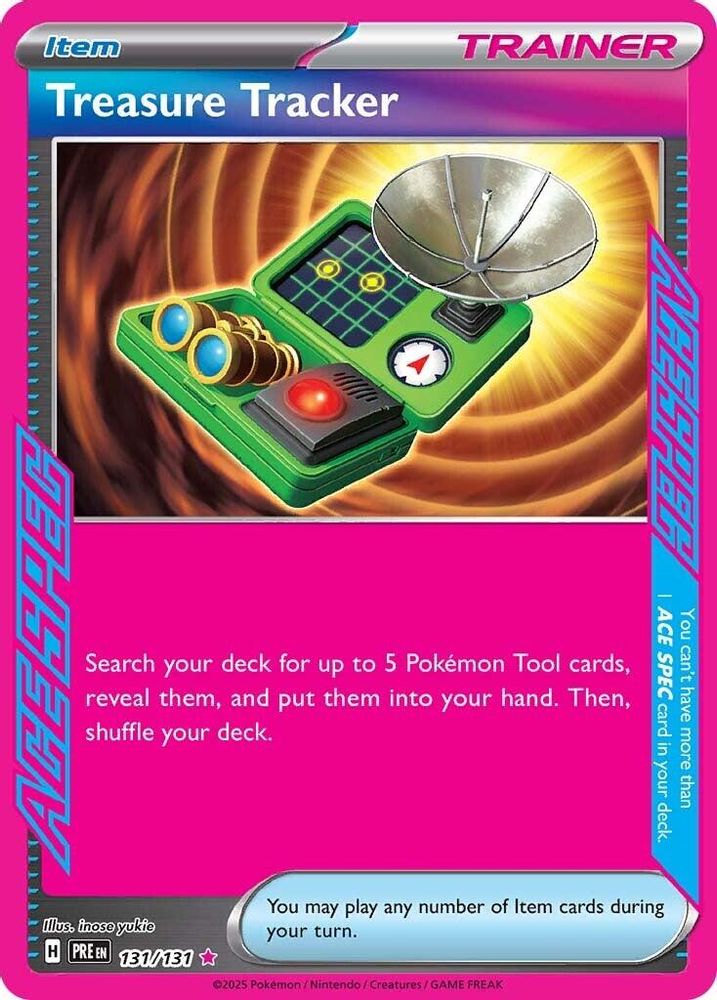 Treasure Tracker 131 - Holofoil SV Prismatic Evolutions - ACE SPEC Rare