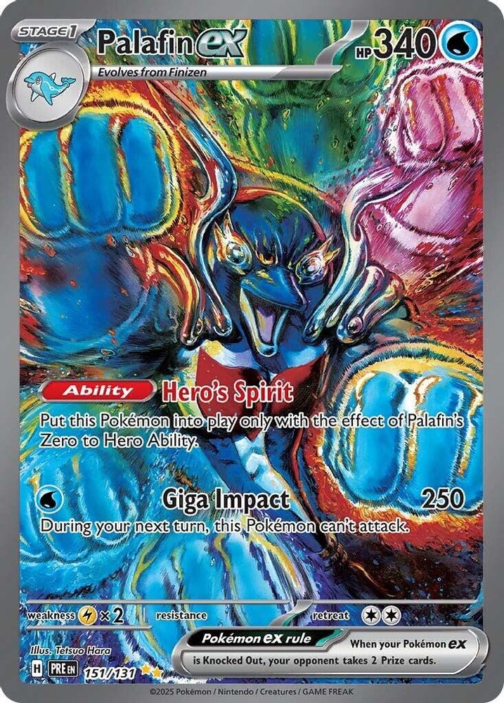 Palafin ex 151 - Holofoil SV Prismatic Evolutions - Special Illustration Rare